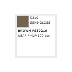 Mr. Color: C310 Semi Gloss Brown FS30219 (10ml Bottle) 