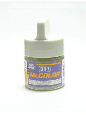 Mr. Color: C311 Semi Gloss Gray FS36622 (10ml Bottle) 