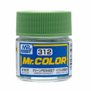 Mr. Color: C312 Semi Gloss Green FS34227 (10ml Bottle) 