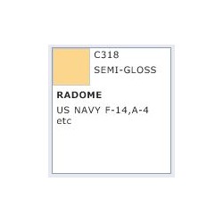 Mr. Color: C318 Semi Gloss Radome (10ml Bottle) 