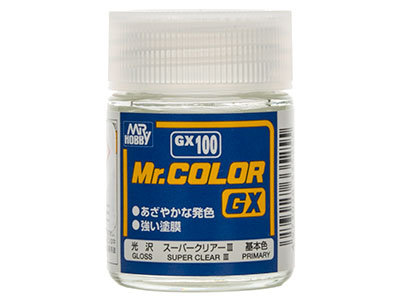 Mr. Color GX: G100 Super Clear III (18ml Bottle) 