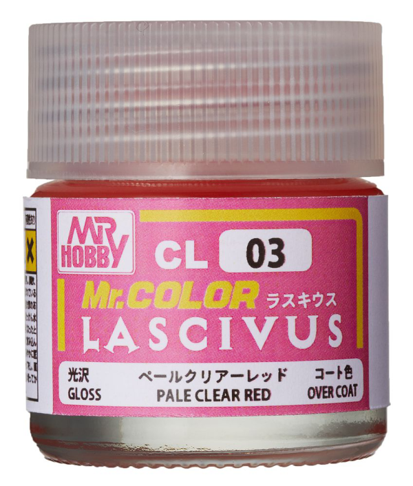 Mr. Color Lascivus: CL03 Gloss Pale Clear Red 