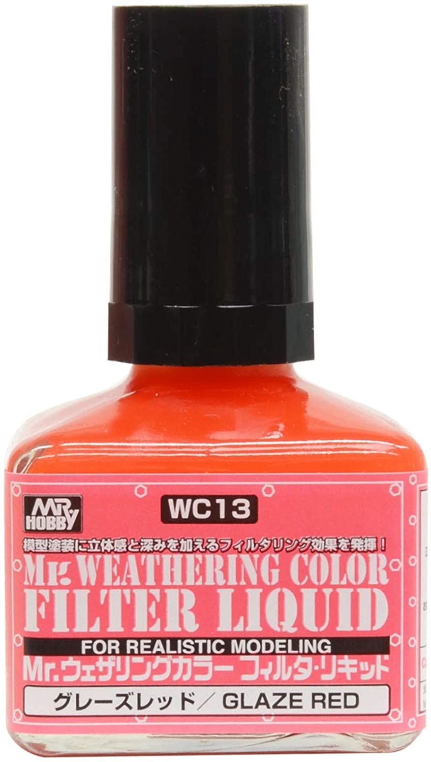 Mr. Weathering Color WC13: Filter Liquid Glaze Red 