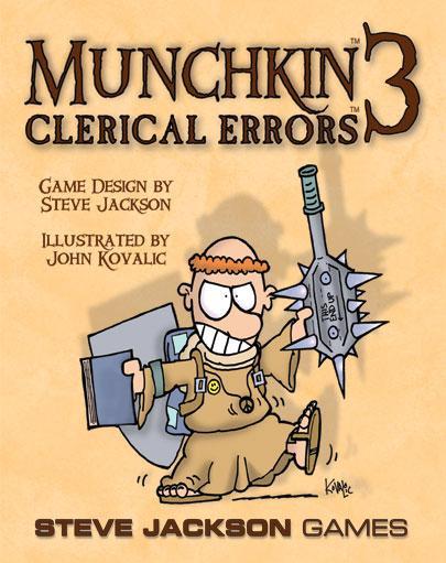 Munchkin: 3- Clerical Errors (Revised) 
