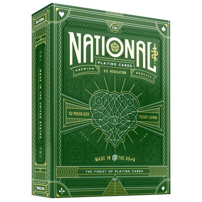 National Green Edition Playing Cards 