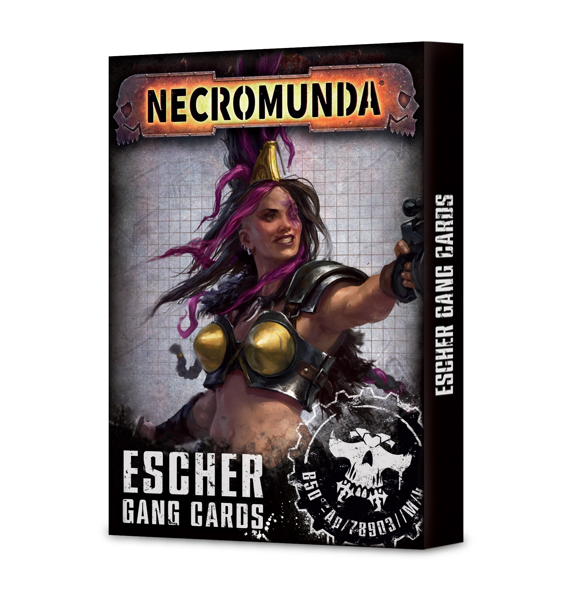 Necromunda: Escher Gang Tactics Cards 