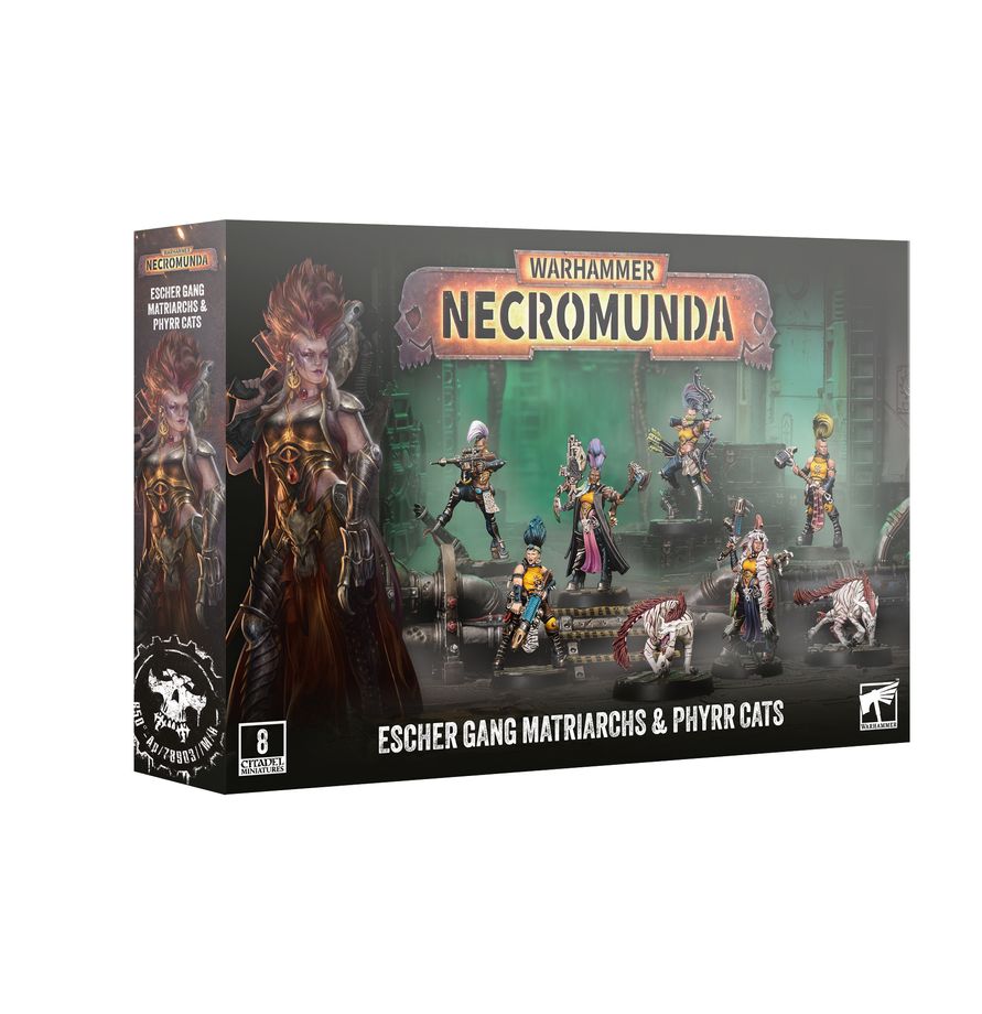 Necromunda: Escher: Matriarchs & Phyrr Cats 