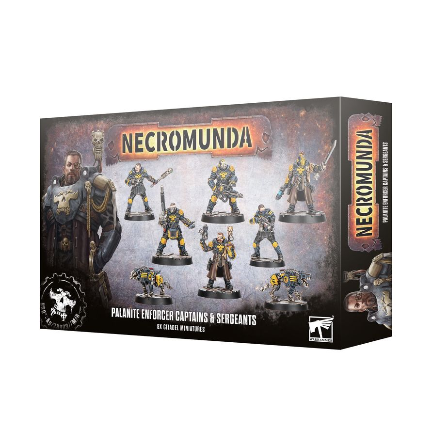 Necromunda: Palanite Enforcer Captains & Sergeants 