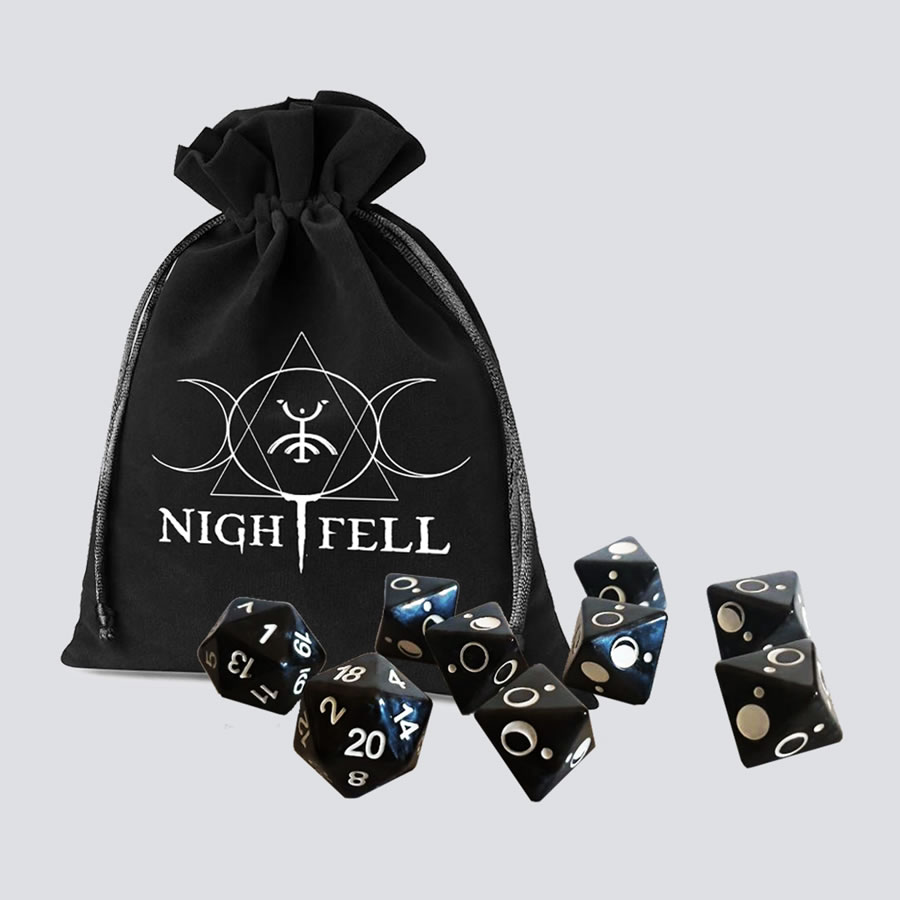 Nightfell Lunar Dice Set 
