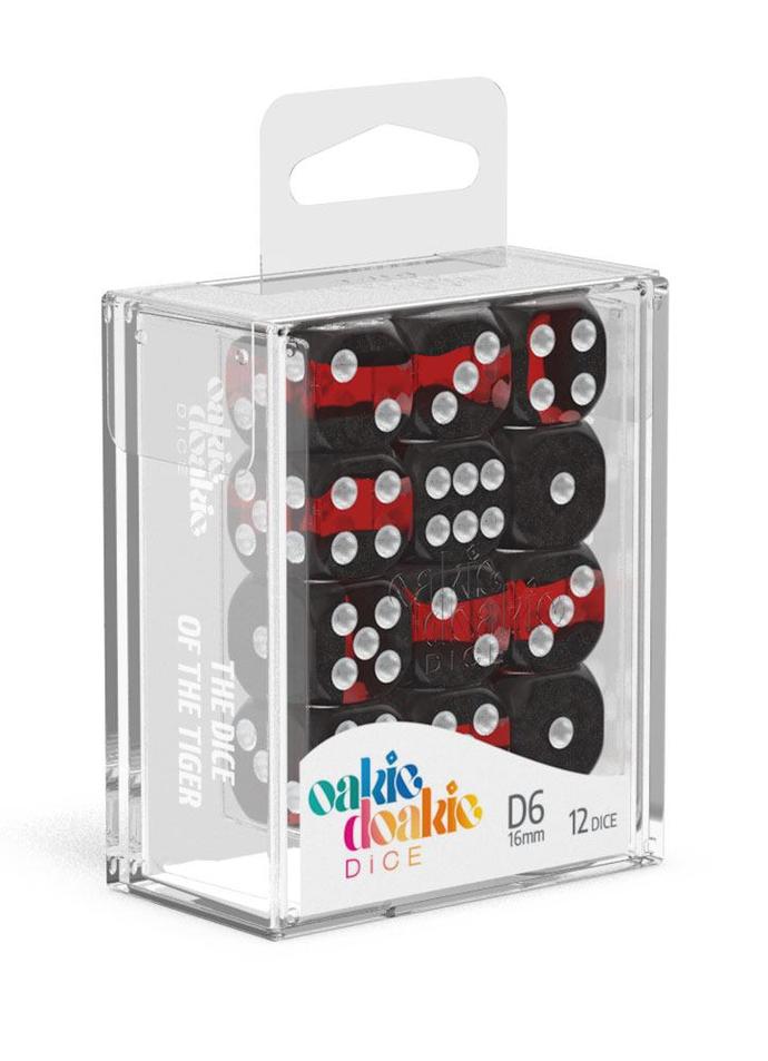 Oakie Doakie 12D6 16MM Dice: Enclave Ruby 