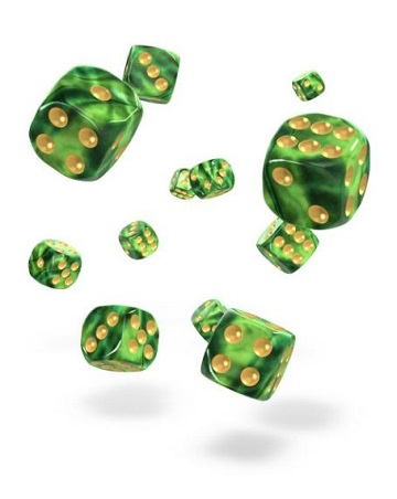 Oakie Doakie 36D6 12MM Dice: Gemidice Bloody Jungle 