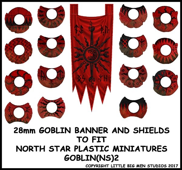 Oathmark: Goblin Banner & Shields #2 