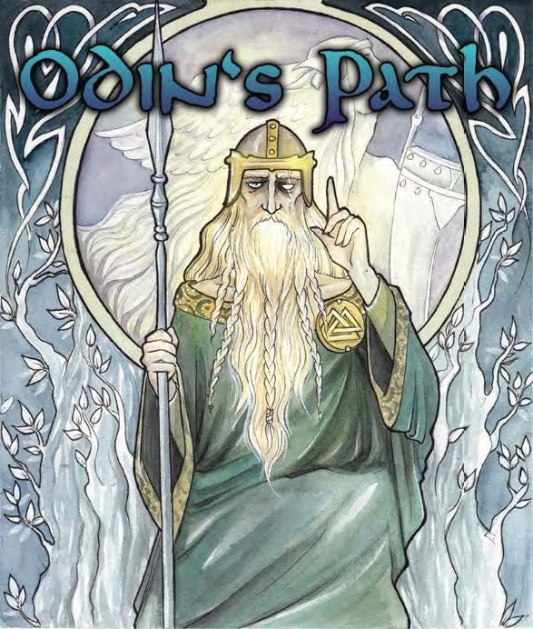Odins Path Diviner Book and Elder Futhark Runes 