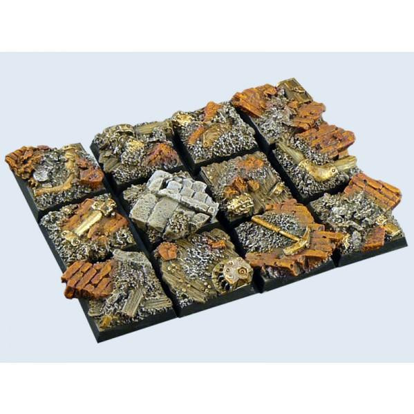 Basicks Bases: Old Factory: Square 20mm 
