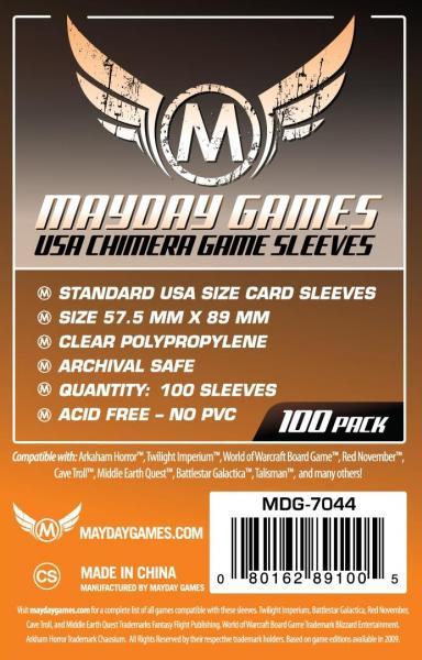 Mayday: USA Chimera Sleeves (57.5mm X 89mm) 