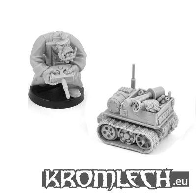 Kromlech Miniatures: Orc Operator & "Goliath" Mine 