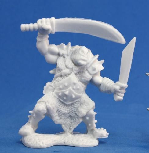 Reaper: Dark Heaven Bones: Orc Stalker (Two weapons) 