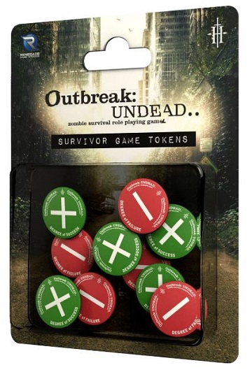Outbreak Undead 2nd Edition: Survivor Game Tokens 