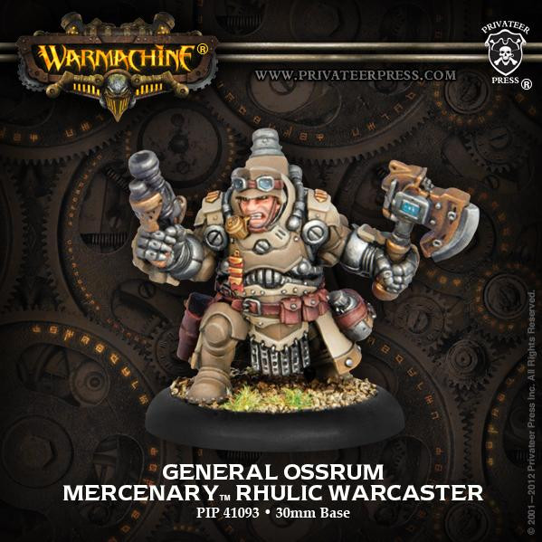Warmachine: Mercenaries (41093): General Ossrum Rhulic Warcaster 