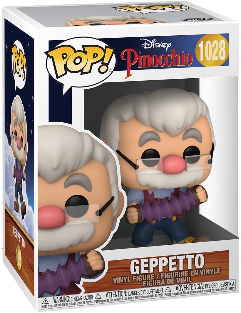 POP! Disney 1028: Pinocchio- GEPPETTO W/ ACCORDION 