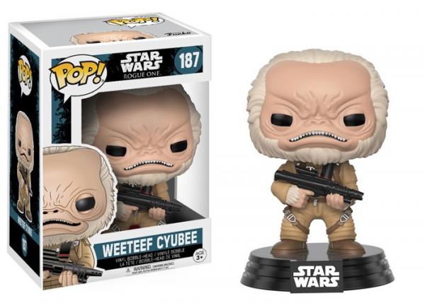 POP! Star Wars 187: Rogue One- Weeteef Cyubee (SALE) 