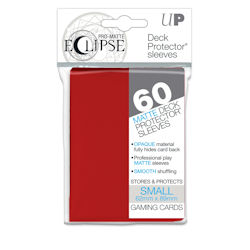 PRO-Matte Eclipse Standard Japanese Deck Protector Sleeves: Apple Red 