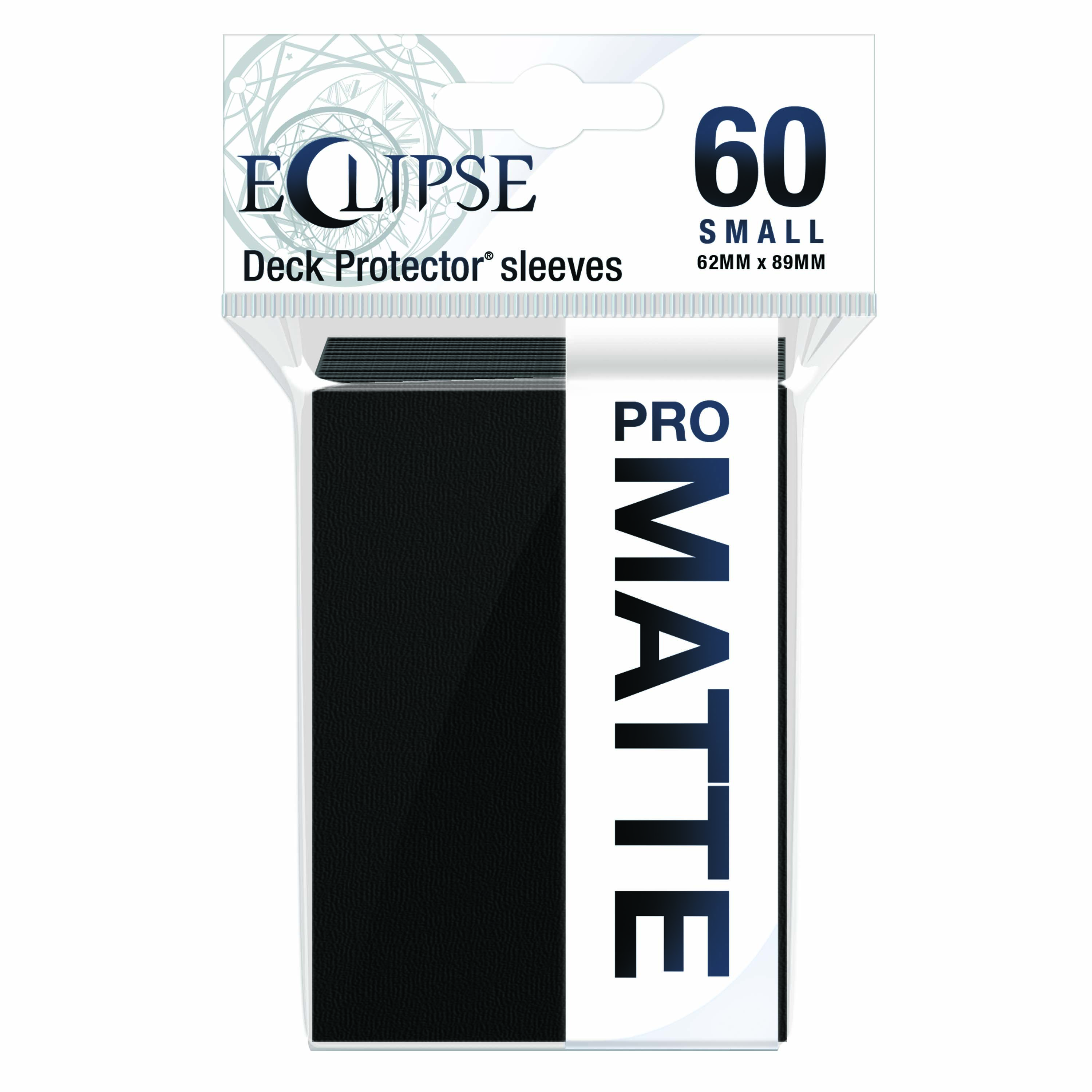 PRO-Matte Eclipse Standard Japanese Deck Protector Sleeves: Jet Black 