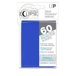PRO-Matte Eclipse Standard Japanese Deck Protector Sleeves: Pacific Blue 