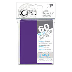 PRO-Matte Eclipse Standard Japanese Deck Protector Sleeves: Royal Purple 