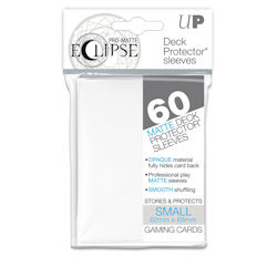 PRO-Matte Eclipse Standard Japanese Deck Protector Sleeves: White 