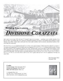 Panzer Grenadier: Divizione Corazzata 
