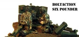 Bolt Action: British: Paratrooper 6 Pounder ATG & Crew 