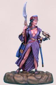 Parkinson Masterworks: Desert Wing Female Warrior With Hawk 
