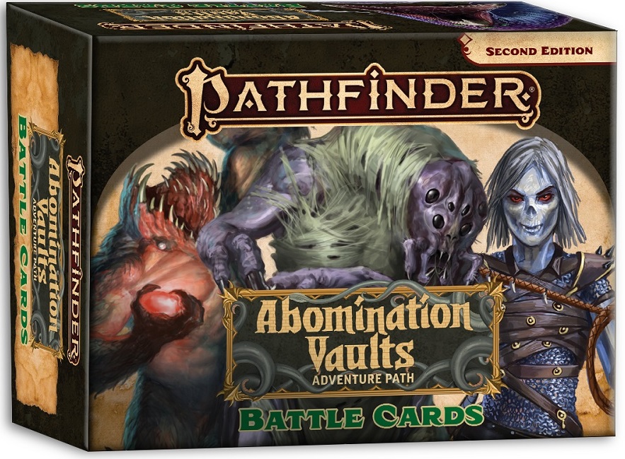 Pathfinder 2E: Abomination Vaults: Battle Cards 