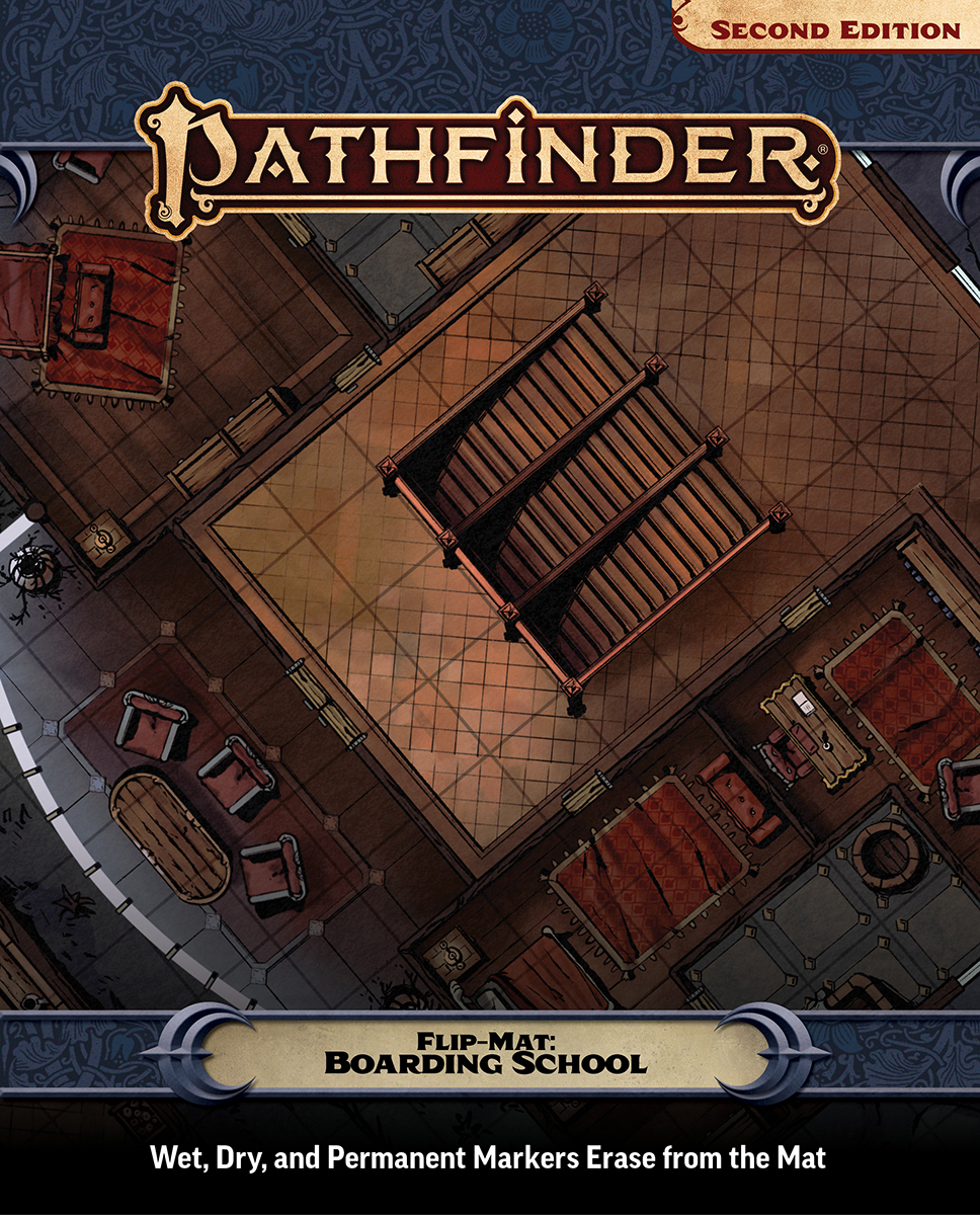 Pathfinder 2E: Flip Mat: Boarding School 