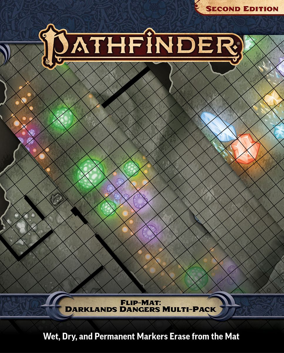 Pathfinder 2E: Flip Mat: Darklands Dangers Multi-Pack 