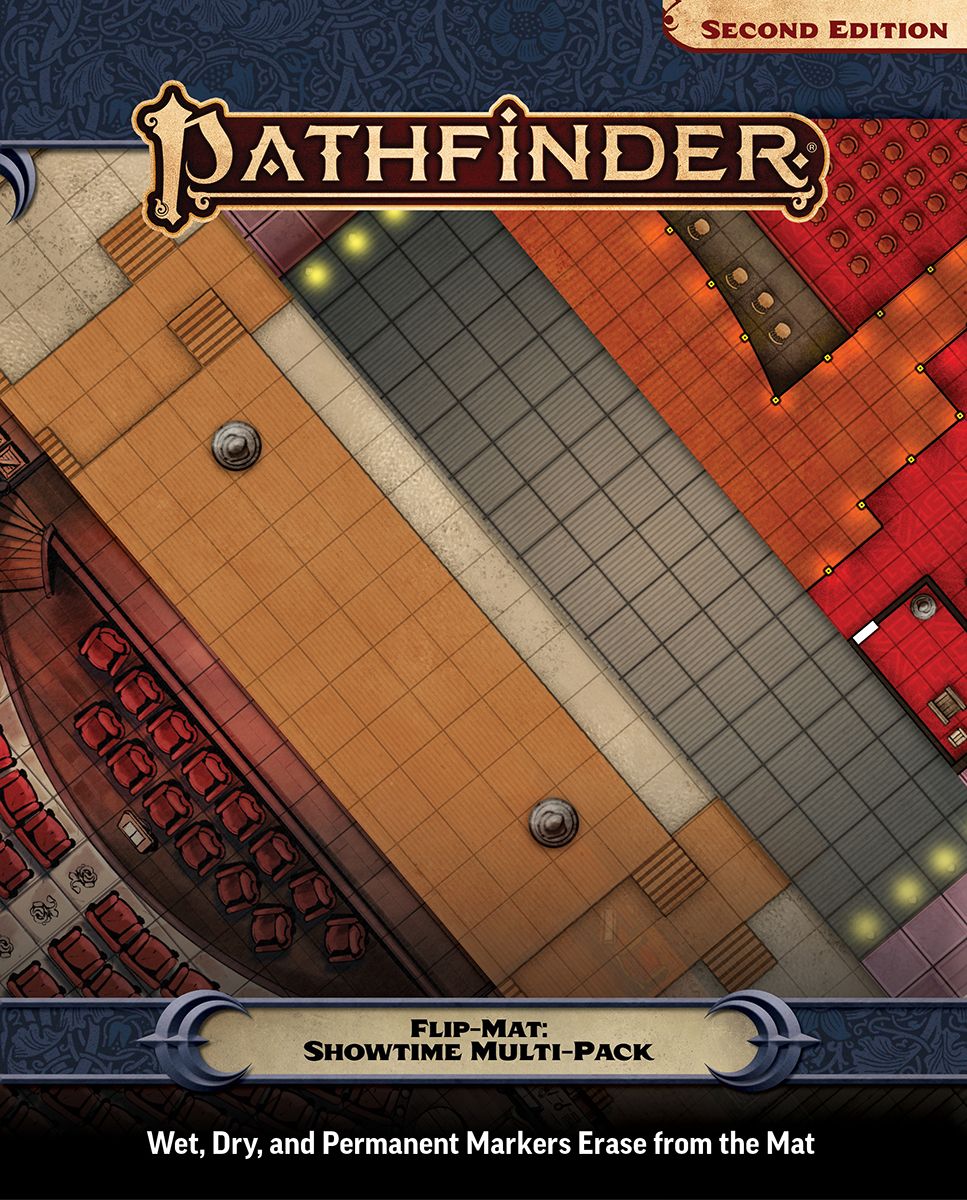 Pathfinder 2E: Flip Mat: Showtime Multi-Pack 