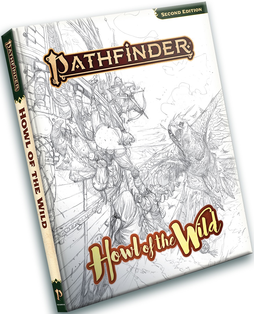 Pathfinder 2E: Howl of the Wild: Sketch Cover Edition (HC) 