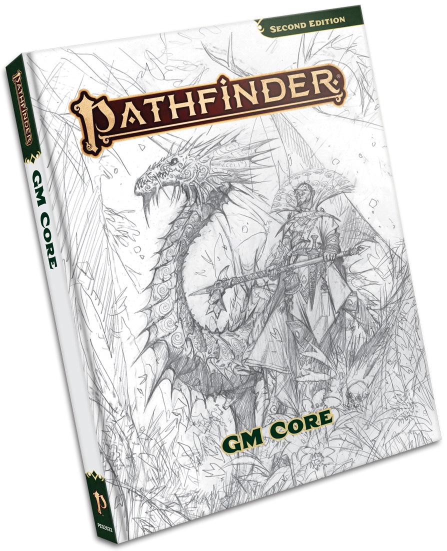 Pathfinder 2E: Remaster GM Core Sketch Cover (HC) 