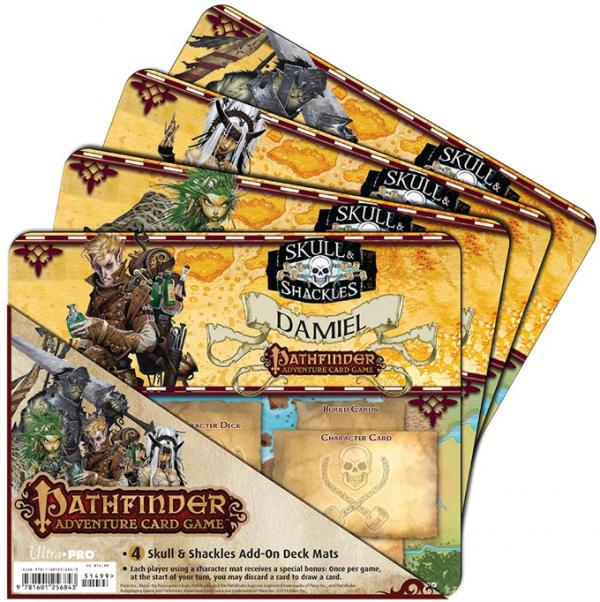Pathfinder Adventure Card Game: Iconic Character Mat Skull & Shackles Add-On Deck Mat 
