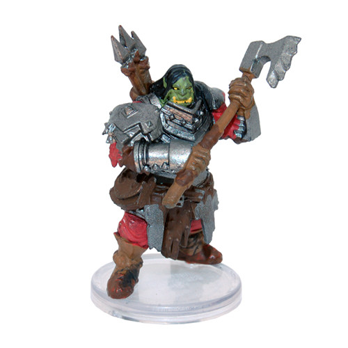 Pathfinder Battles: Bestiary Unleashed- #01 Orc Warrior (Necksplitter) (C) 