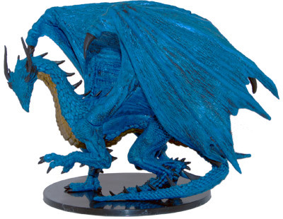Pathfinder Battles: Legendary Adventures #043 Huge Blue Dragon (R) 