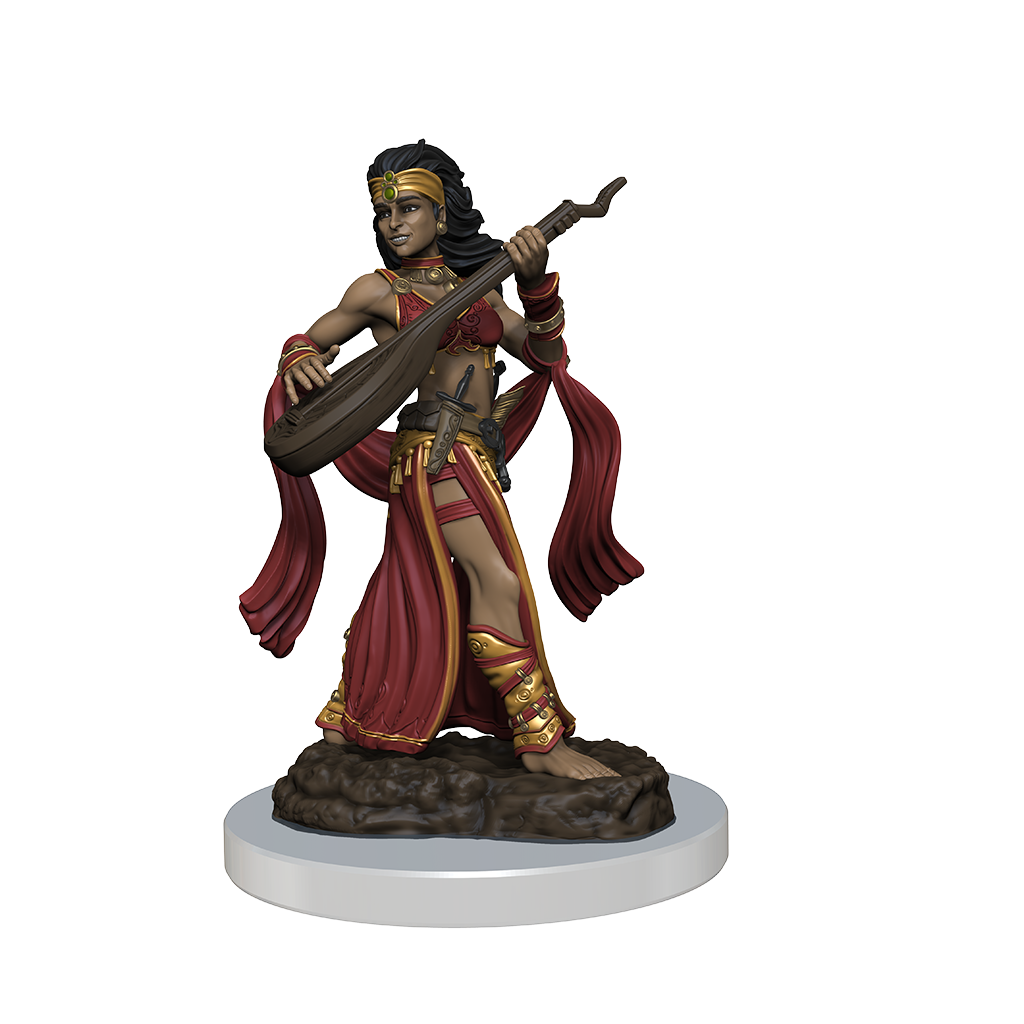 Pathfinder Battles: PREMIUM PAINTED FIGURES - FEMALE HUMAN BARD 