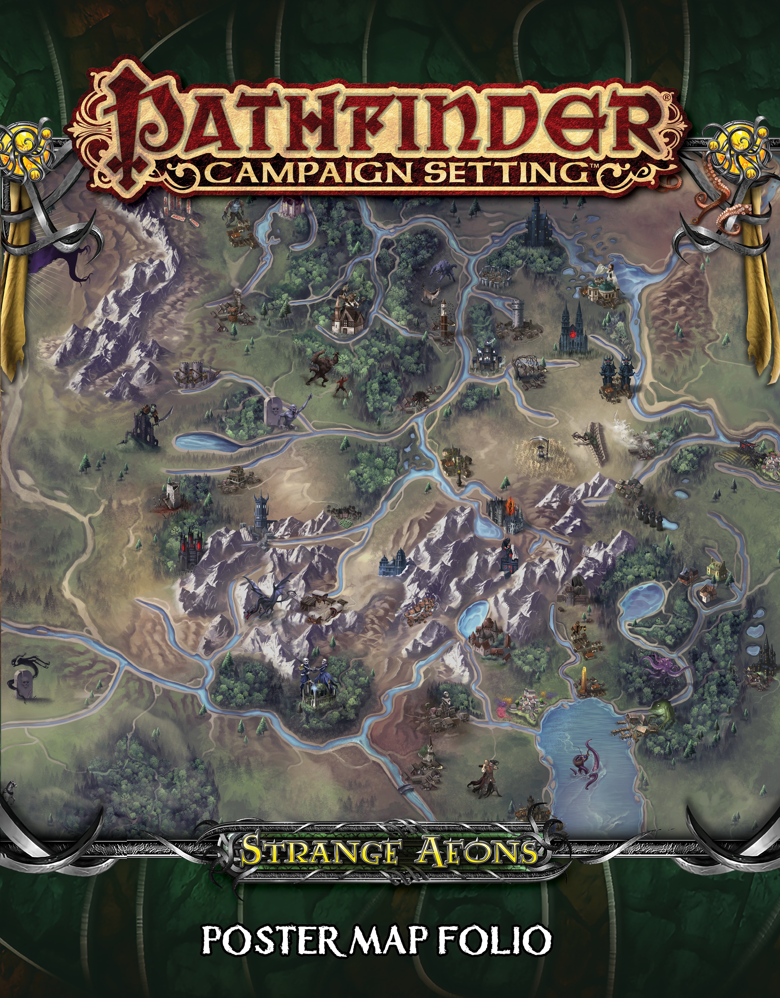 Pathfinder Campaign Setting: Strange Aeons: Poster Map Folio 