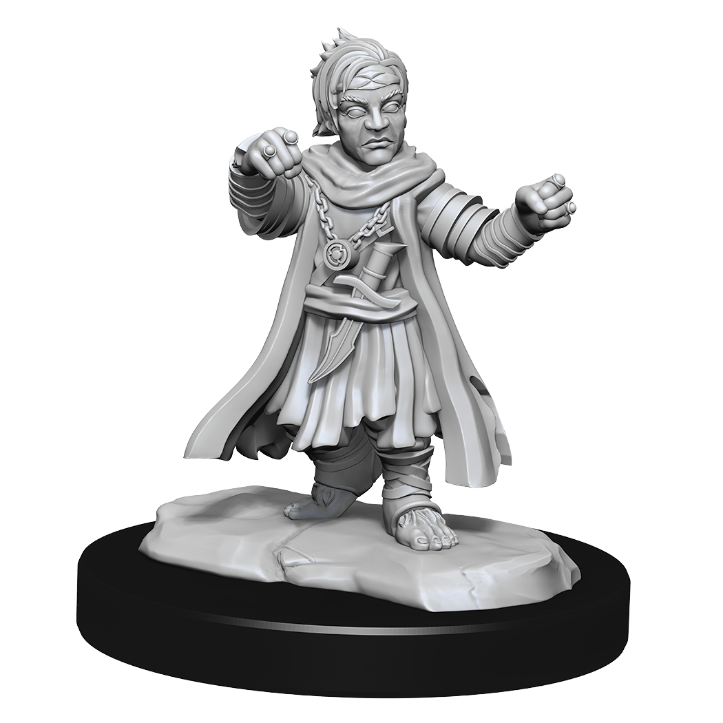 Pathfinder Deep Cuts: HALFLING MONK MALE 