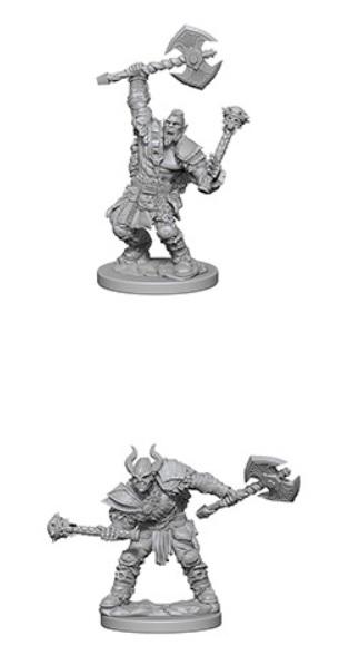 Pathfinder Deep Cuts: Half-Orc Male Barbarian 