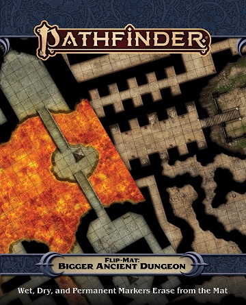 Pathfinder Flip Mat 2E: Bigger Ancient Dungeon 