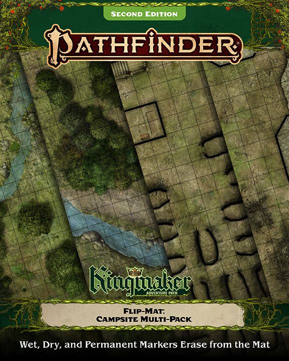 Pathfinder 2E: Flip Mat: Kingmaker: Campsite Multi-Pack 
