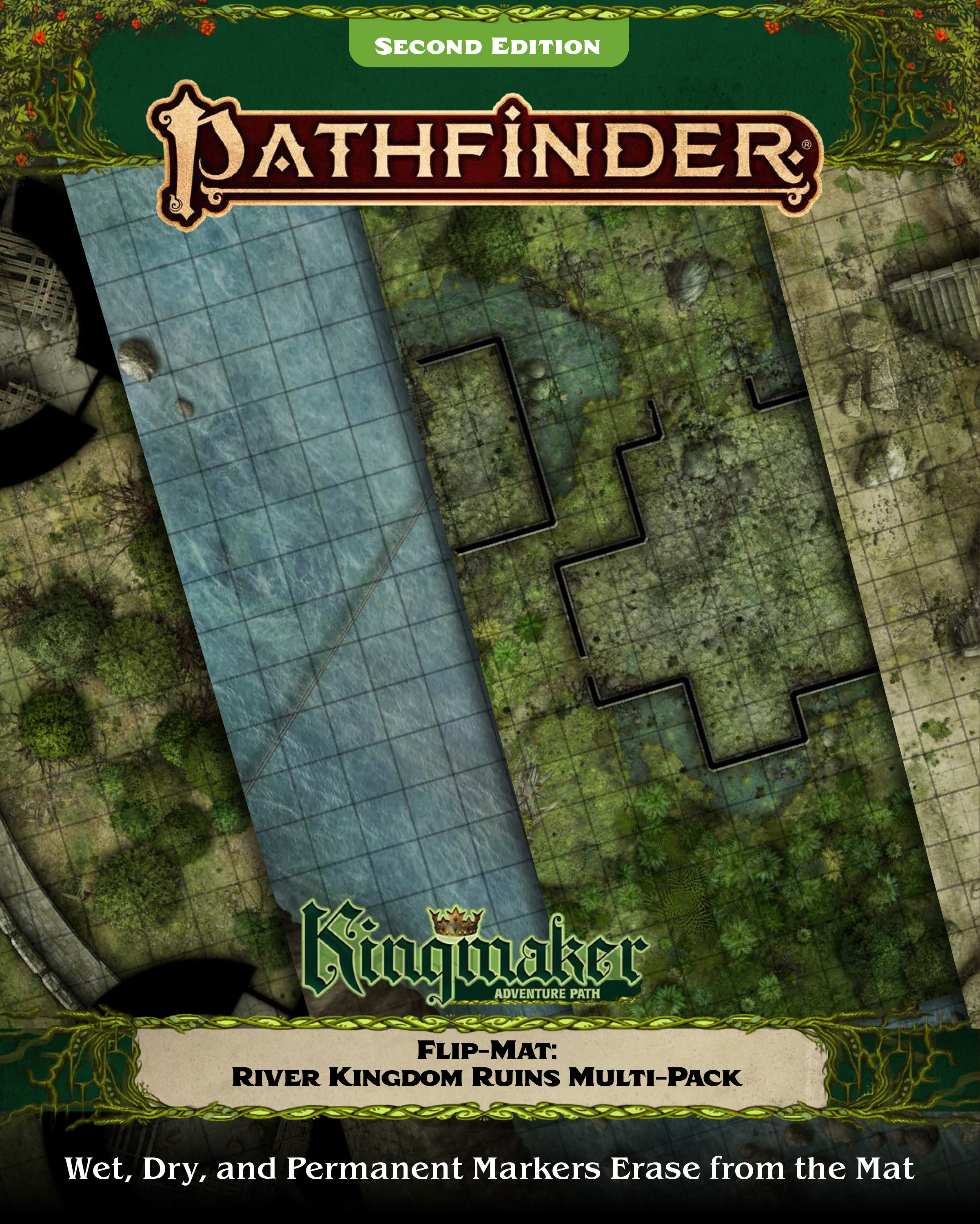 Pathfinder 2E: Flip Mat: Kingmaker: River Ruins Multi-Pack 