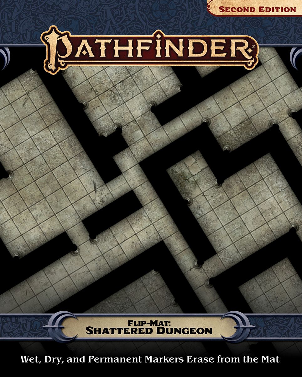 Pathfinder Flip-Mat 2E: Shattered Dungeon  
